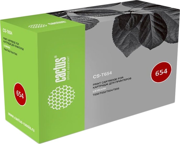 Картридж CACTUS CS-T654 (аналог Lexmark T650A11E)