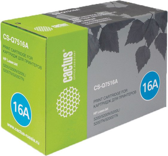 Картридж CACTUS CS-Q7516A (аналог HP Q7516A) Картридж CACTUS CS-Q7516A (аналог HP Q7516A)