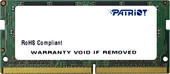 Оперативная память Patriot Signature Line 4GB DDR4 SO-DIMM PC4-17000 [PSD44G213381]