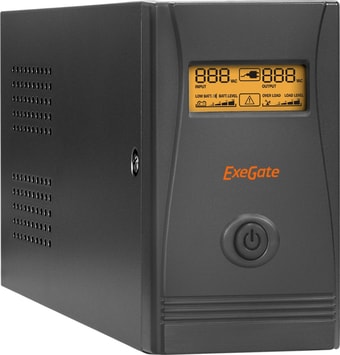 Источник бесперебойного питания ExeGate Power Smart ULB-650.LCD.AVR.EURO