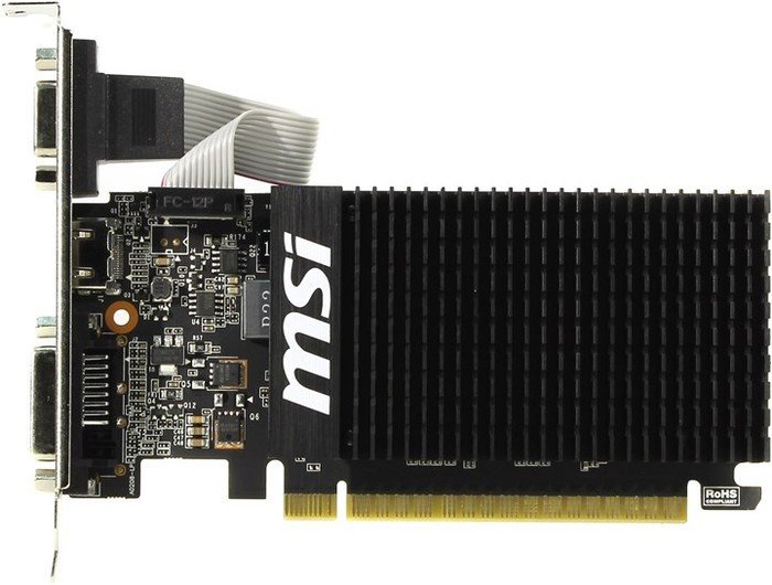 Видеокарта MSI GeForce GT 710 1GB DDR3 [V809 GT710 1GD3H LP]