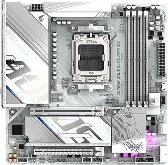 Материнская плата Gigabyte X870M Aorus Elite WiFi7 Ice