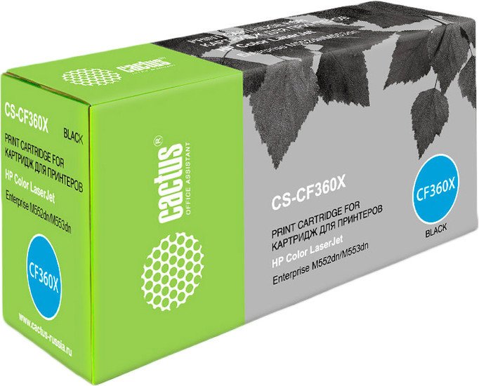 Картридж CACTUS CS-CF360X (аналог HP CF360X)