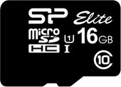 Карта памяти Silicon-Power microSDHC Elite UHS-1 (Class 10) 16GB (SP016GBSTHBU1V10)