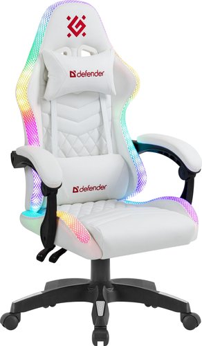 Игровое (геймерское) кресло Defender Core (белый)