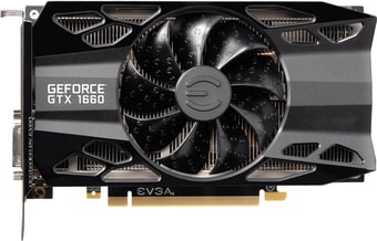 Видеокарта EVGA GeForce GTX 1660 XC 6GB GDDR5 06G-P4-1163-KR