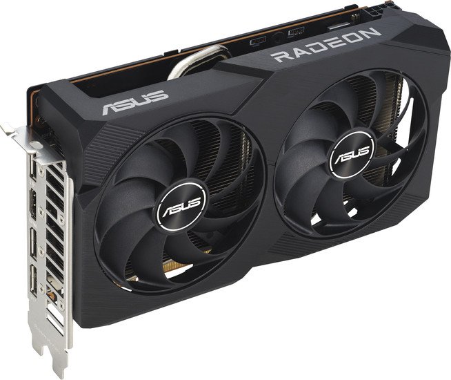 Видеокарта ASUS Dual Radeon RX 7600 V2 OC Edition 8GB GDDR6 DUAL-RX7600-O8G-V2 Видеокарта ASUS Dual Radeon RX 7600 V2 OC Edition 8GB GDDR6 DUAL-RX7600-O8G-V2