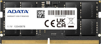 Оперативная память ADATA 16ГБ DDR5 SODIMM 5600 МГц AD5S560016G-S