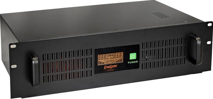 Источник бесперебойного питания ExeGate ServerRM UNL-1500.LCD.AVR.C13.RJ.USB.3U