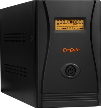 Источник бесперебойного питания ExeGate SpecialPro Smart LLB-2000.LCD.AVR.C13.RJ.USB