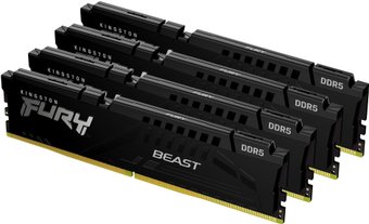 Оперативная память Kingston FURY Beast 4x32ГБ DDR5 5200 МГц KF552C40BBK4-128