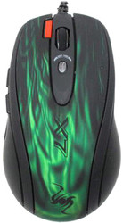 Игровая мышь A4Tech A4-XL-750BK-Green Fire