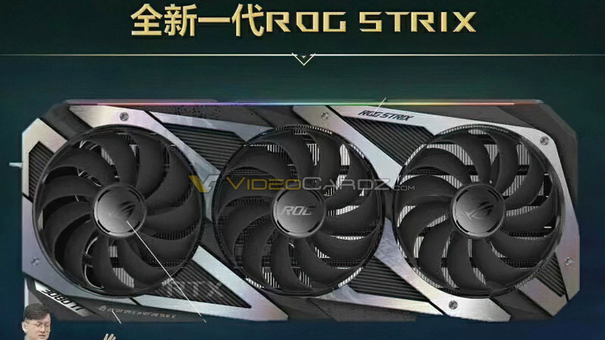 В сети появилось фото якобы ASUS ROG Strix GeForce RTX 3080 Ti
