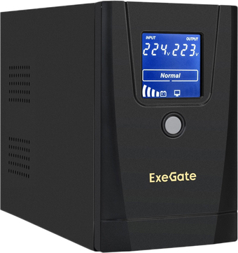 Источник бесперебойного питания ExeGate Power Smart ULB-650.LCD.AVR.1SH.2C13 EX292769RUS