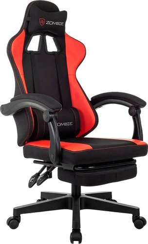 Игровое (геймерское) кресло Zombie Weaver (черный/красный)