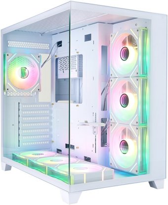 Корпус 1stPlayer MV8-TP MV8-TP-WH-6FC7R-W-1FC7-W-HUB2 (белый)