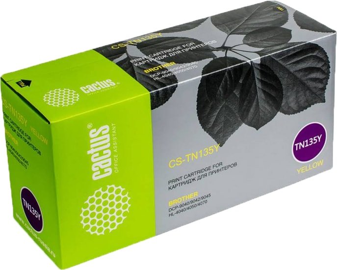 Картридж CACTUS CS-TN135Y (аналог Brother TN-135Y)