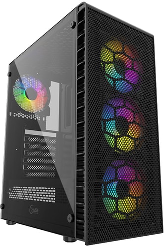 Корпус Powercase Mistral Z4С Mesh LED