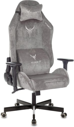 Игровое (геймерское) кресло Бюрократ Knight N1 Fabric (серый Light-19)