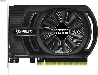 Видеокарта Palit GeForce GTX 1650 StormX OC+ 4GB GDDR5 NE51650S1BG1-1170F