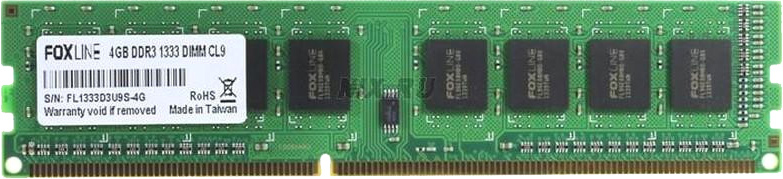 Оперативная память Foxline 4GB DDR4 PC4-17000 [FL2133D4U15-4G]