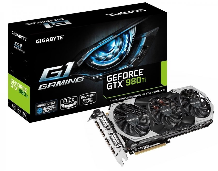 GIGABYTE GeForce® GTX 980 Ti серии G1 GAMING для новейших игр в разрешении 4K