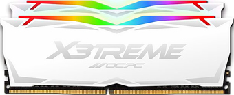 Оперативная память OCPC X3 RGB White 2x32ГБ DDR4 3200 МГц MMX3A2K64GD432C16W