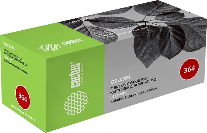 Картридж CACTUS CS-X364 (аналог Lexmark X264H11G)