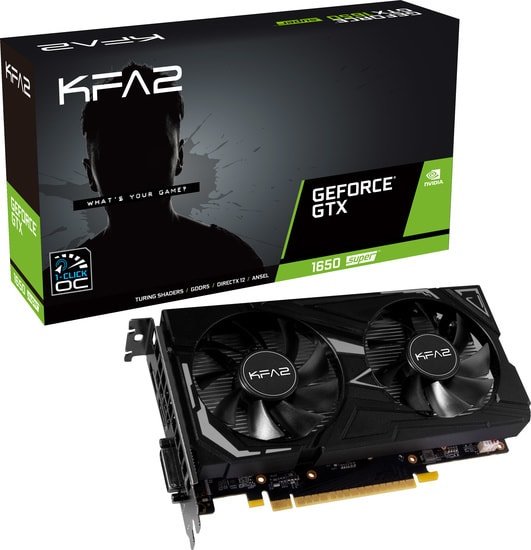 Видеокарта KFA2 GeForce GTX 1650 Super EX 1-Click OC 4GB GDDR6