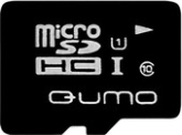 Карта памяти QUMO microSDHC (UHS-1) 16GB (QM16GMICSDHC10U1)