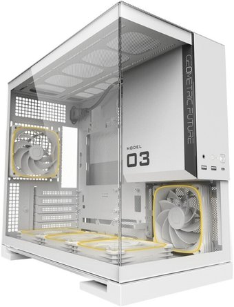 Корпус Geometric Future Model 3 5FAN (белый)