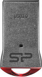 USB Flash Silicon-Power Jewel J01 Silver/Red 32GB (SP032GBUF3J01V1R)
