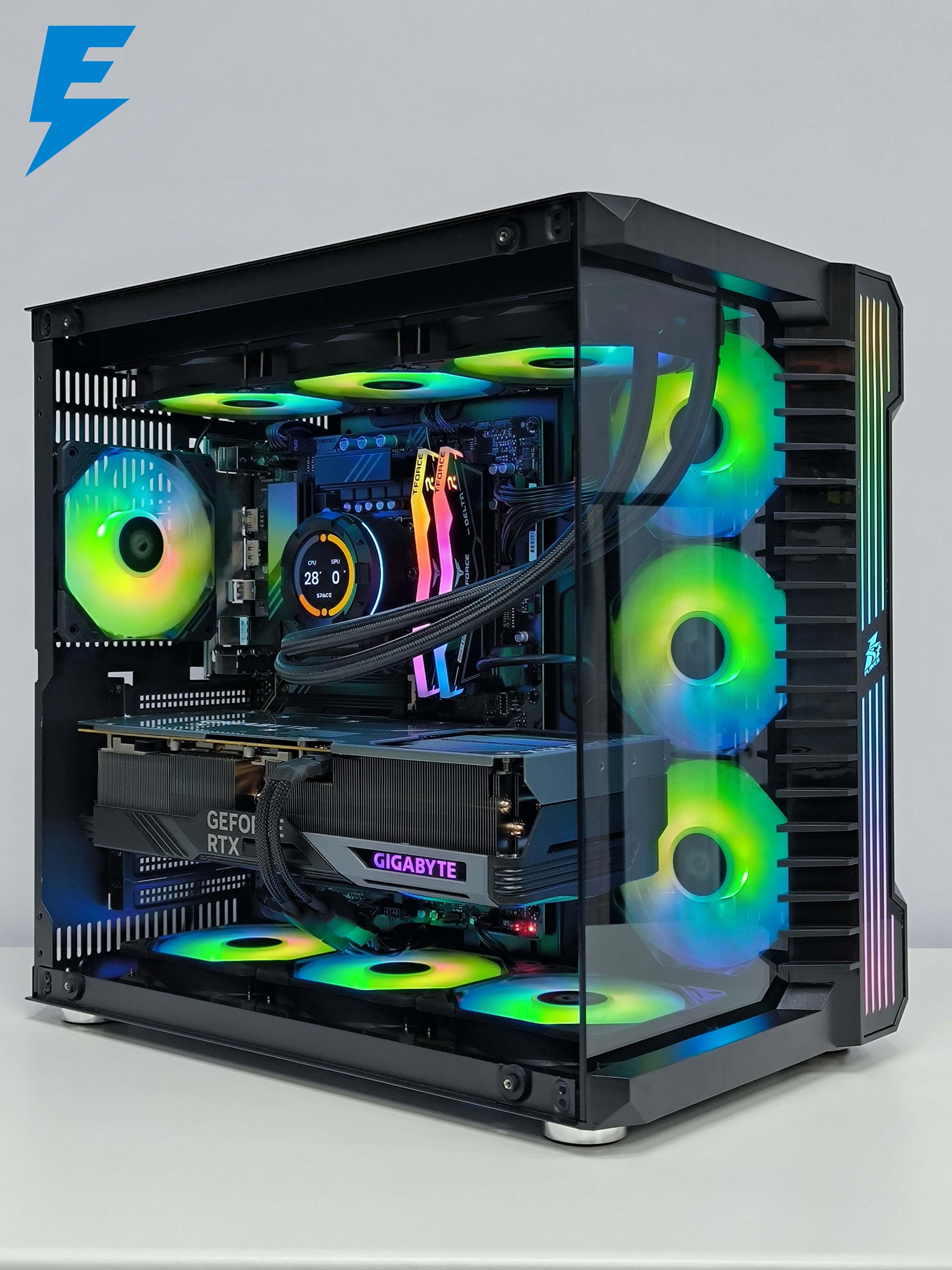 Игровой ПК ARENA 19593 (Intel Core i9-13900KF/GeForce RTX 4070Ti 12 ГБ/16 ГБ DDR5/512 ГБ SSD/1000 ГБ HDD)