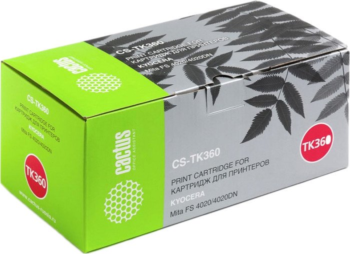 Картридж CACTUS CS-TK360 (аналог Kyocera TK-360)