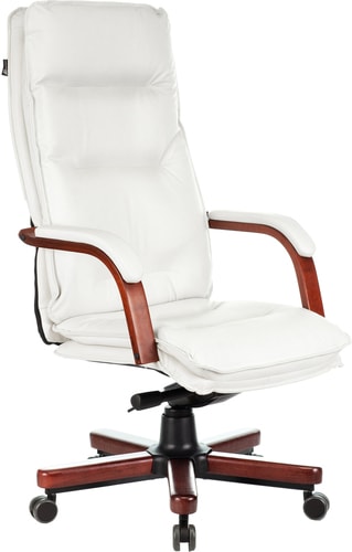 Кресло Бюрократ T-9927WALNUT (слоновая кость)