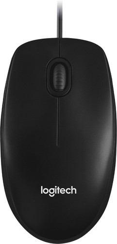 Мышь Logitech M100 (черный, обновленный дизайн)