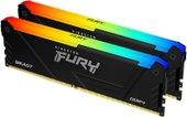 Оперативная память Kingston FURY Beast RGB 2x16ГБ DDR4 2666 МГц KF426C16BB2AK2/32