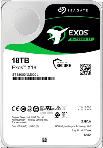 Жесткий диск Seagate Exos X18 16TB ST16000NM000J