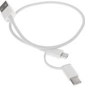 Кабель Xiaomi micro USB, USB Type-C - USB 0.3 м