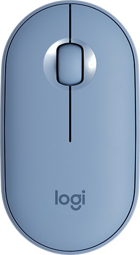 Мышь Logitech M350 Pebble (голубой)