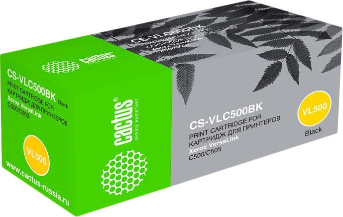 Картридж CACTUS CS-VLC500BK (аналог Xerox 106R03880)