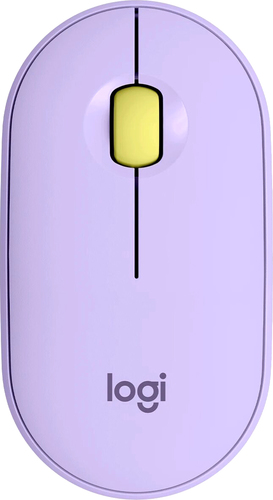 Мышь Logitech M350 Pebble (лавандовый)