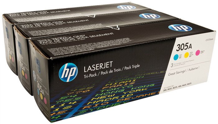 Картридж HP 305A 3-pack (CF370AM)