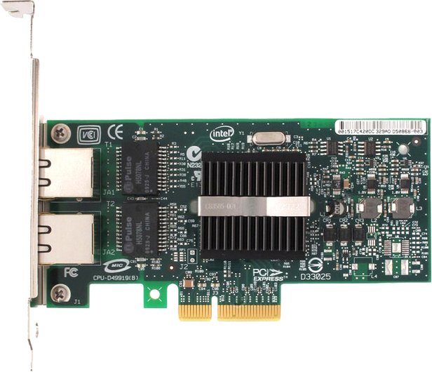 Сетевой адаптер Intel PRO/1000 PT Dual Port Server Adapter OEM [EXPI9402PTBLK]