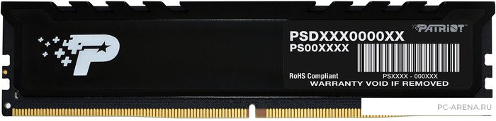 Оперативная память Patriot Signature Premium 16ГБ DDR5 4800МГц PSP516G480081H1