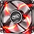 Кулер для корпуса DeepCool Wind Blade 80 [DP-FLED-WB80-RD]